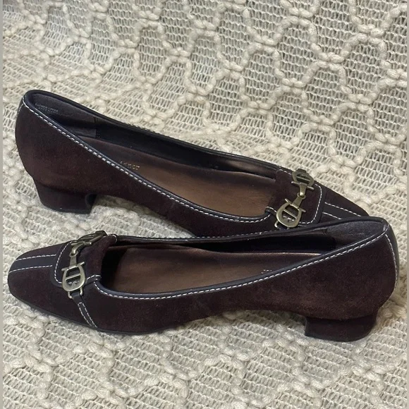 Etienne Aigner Horsebit Loafers Size 8 1/2M - Picture 4 of 13